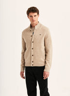 Morris Hertford Button Cardigan - 05 KHAKI