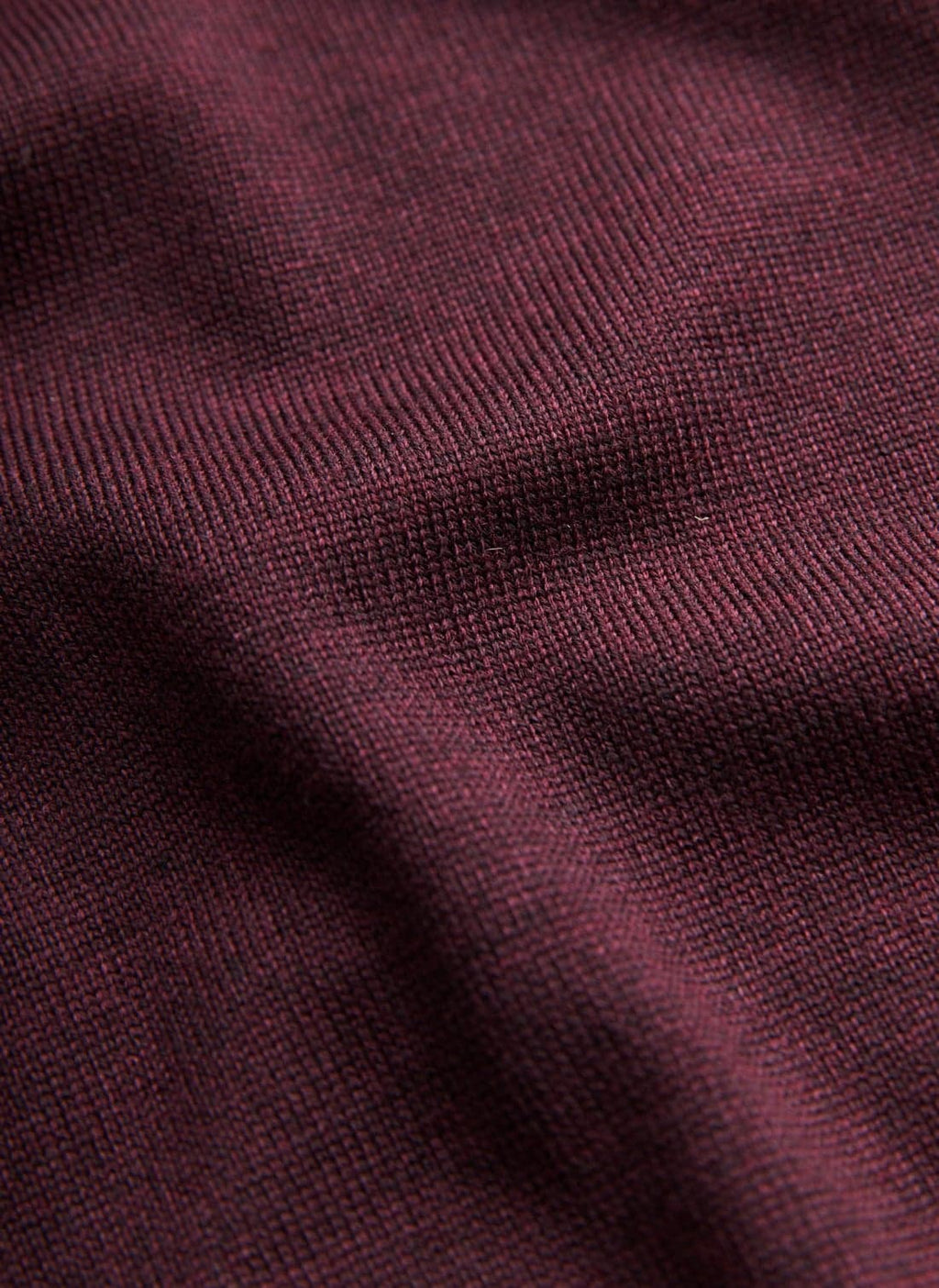 Morris Merino Oneck - 48 WINE RED