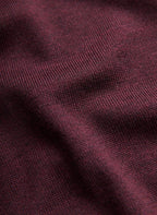 Morris Merino Oneck - 48 WINE RED