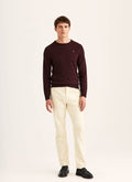 Morris Merino Oneck - 48 WINE RED