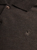 Morris Merino Shirt Cardigan - 88 BROWN