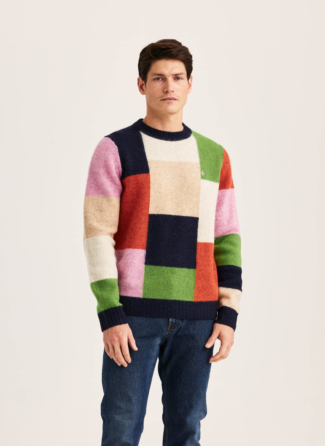Morris Hubert Sweater - 60 NAVY