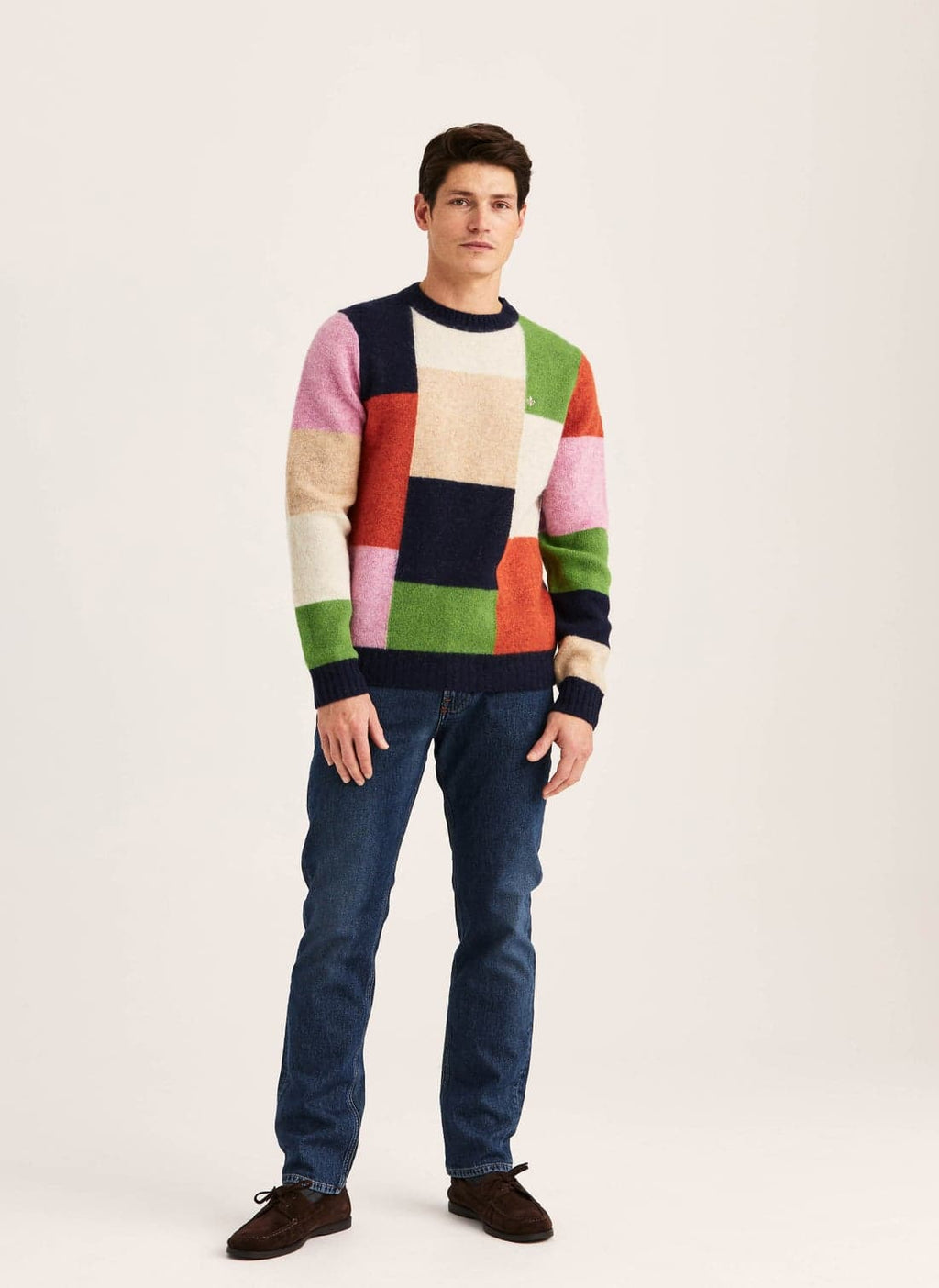 Morris Hubert Sweater - 60 NAVY
