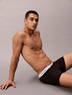 3 Pack Boxer Briefs - Icon Cotton Stretch - BLACK - Supermen.dk