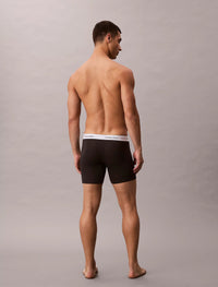 3 Pack Boxer Briefs - Icon Cotton Stretch - BLACK - Supermen.dk