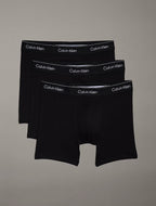 3 Pack Boxer Briefs - Icon Cotton Stretch - Black/Black - Supermen.dk