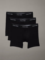 Tre par sorte Calvin Klein Icon Cotton Stretch boxer briefs i 3-pak – produktbillede