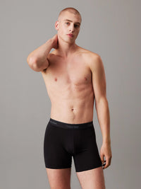 3 Pack Boxer Briefs - Icon Cotton Stretch - Black/Black - Supermen.dk