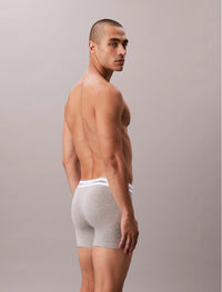 3 Pack Boxer Briefs - Icon Cotton Stretch - Grå/Hvid/sort - Supermen.dk