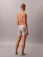 3 Pack Boxer Briefs - Icon Cotton Stretch - Grå/Hvid/sort - Supermen.dk