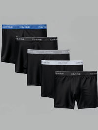 5 Pack Boxer Briefs - Icon Cotton Stretch - Black Bodies w/ Royalty/Black/Casua - Supermen.dk
