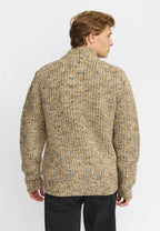 Revolution Zipped Knit Cardigan 6618 - OFFWHITE