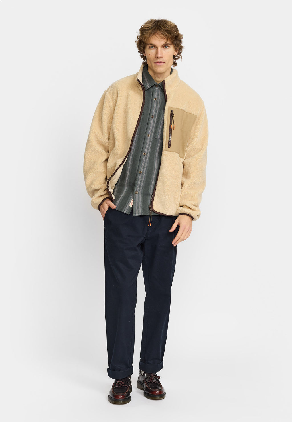 Revolution - Pocket Teddy Jacket / 7027 - Offwhite