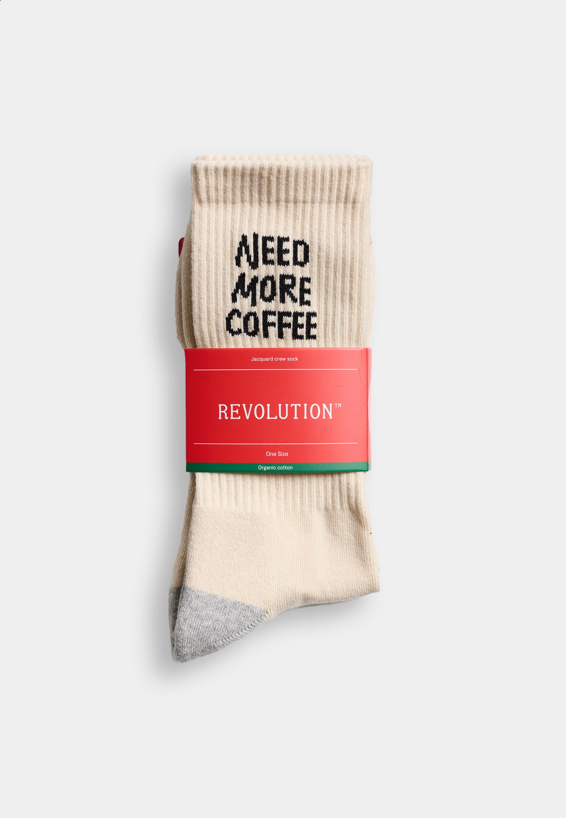 Revolution Jaquard Crew Sock / 8927 NEE - Offwhite