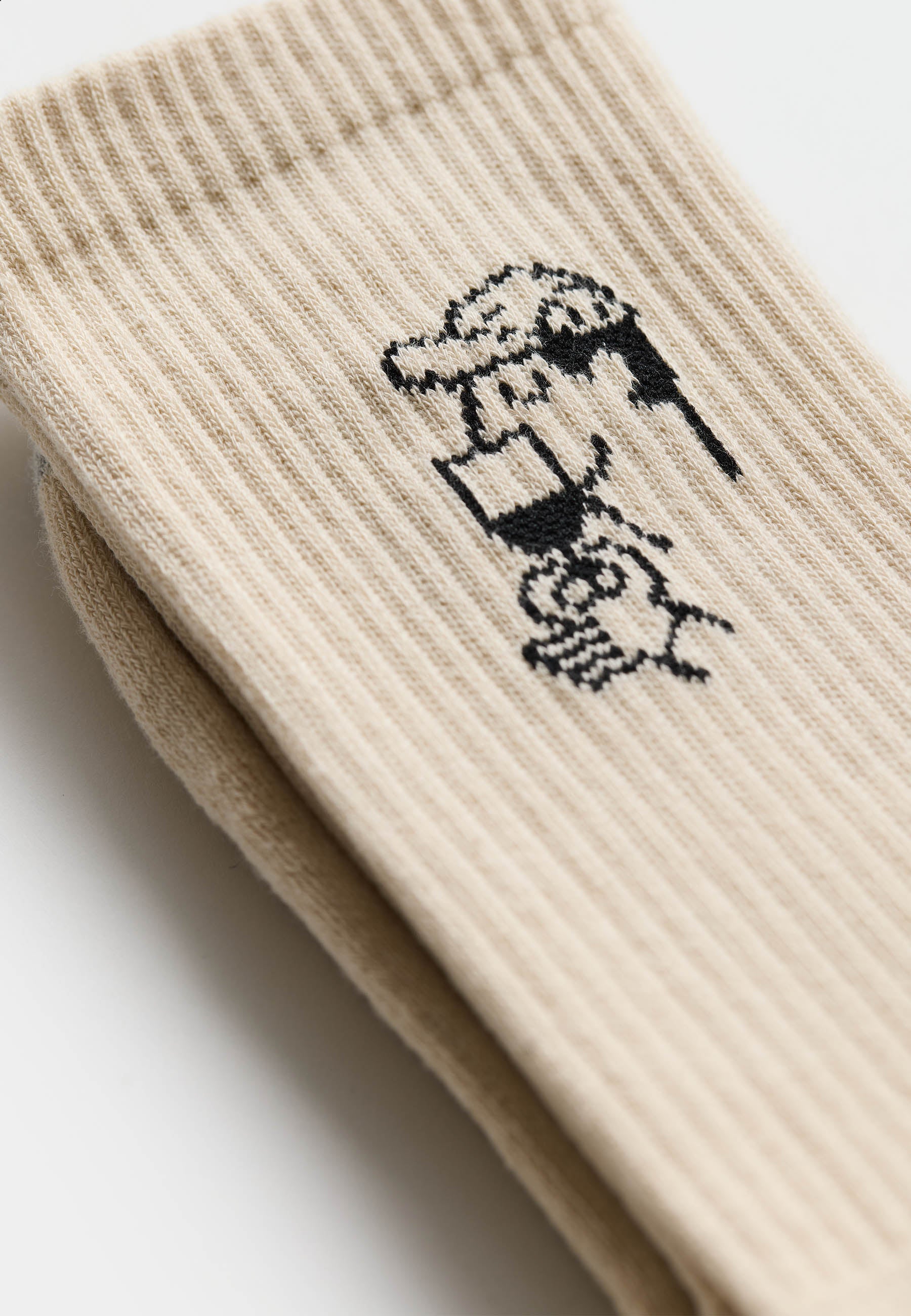 Revolution Jaquard Crew Sock / 8927 SME - Offwhite