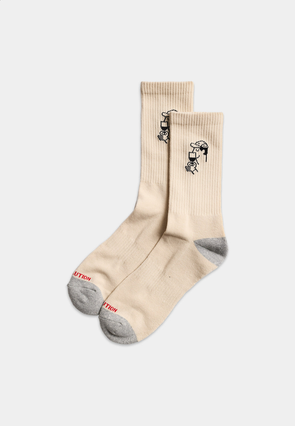 Revolution Jaquard Crew Sock / 8927 SME - Offwhite
