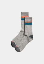 Revolution Jaquard Crew Sock / 8929 - Grey