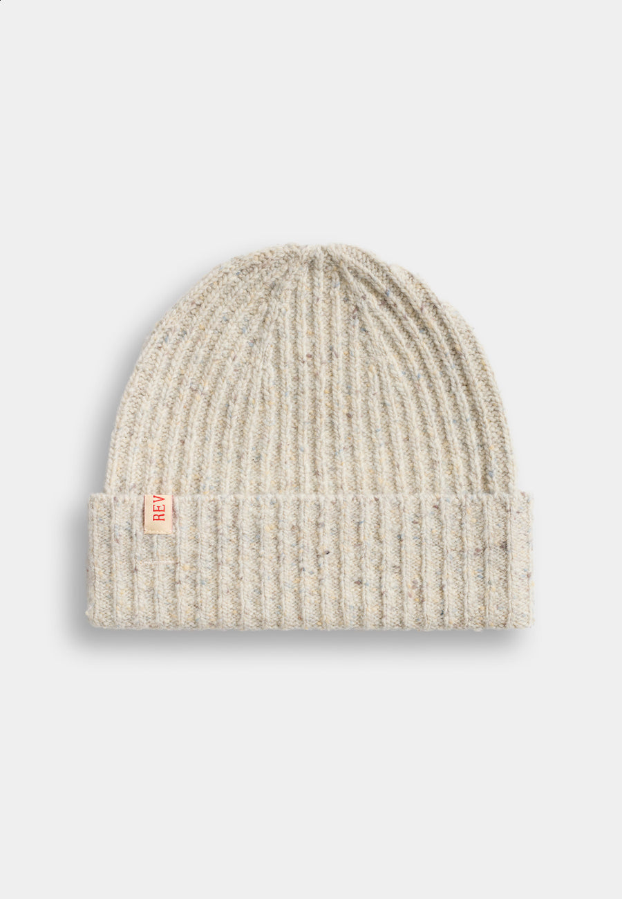 Revolution Melange beanie 9317 i offwhite – produktbillede