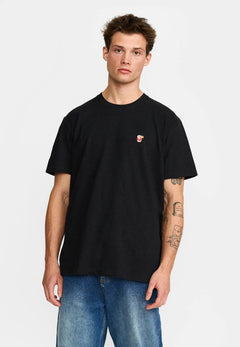 Revolution Application T-Shirt sortmeleret med løs pasform