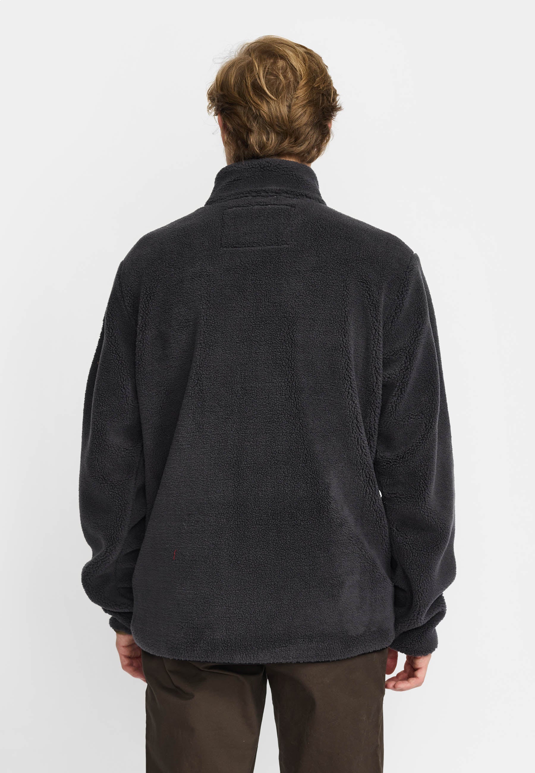 Revolution Blocked Teddy Jacket 7028 - DARKGREY