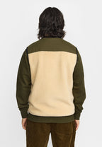 Revolution Blocked Teddy Vest 7029 - OFFWHITE