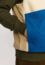 Revolution Blocked Teddy Vest 7029 - OFFWHITE