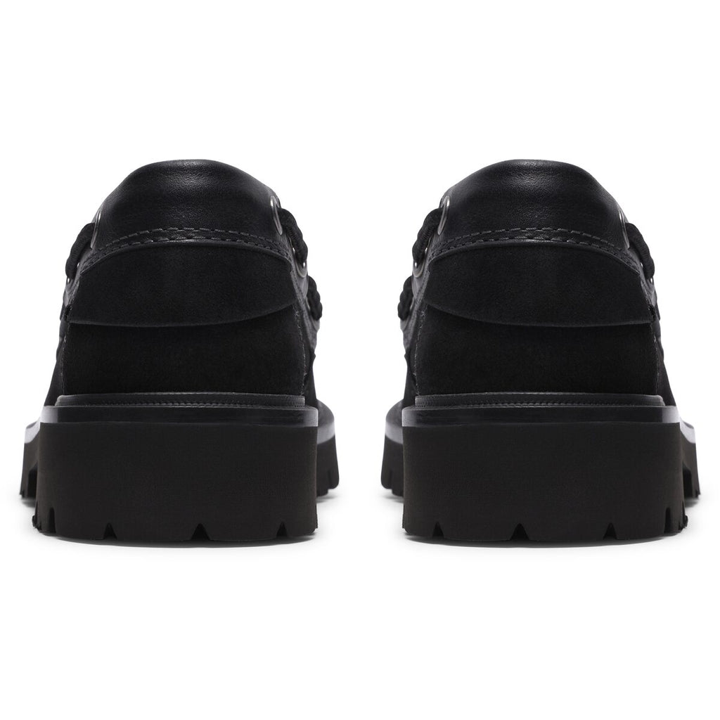 Clarks Cleyhill Boat G - 1219 Black Sde