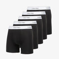 5 Pack Boxer Briefs - Icon Cotton Stretch - Black