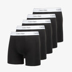 5 Pack Boxer Briefs - Icon Cotton Stretch - Black
