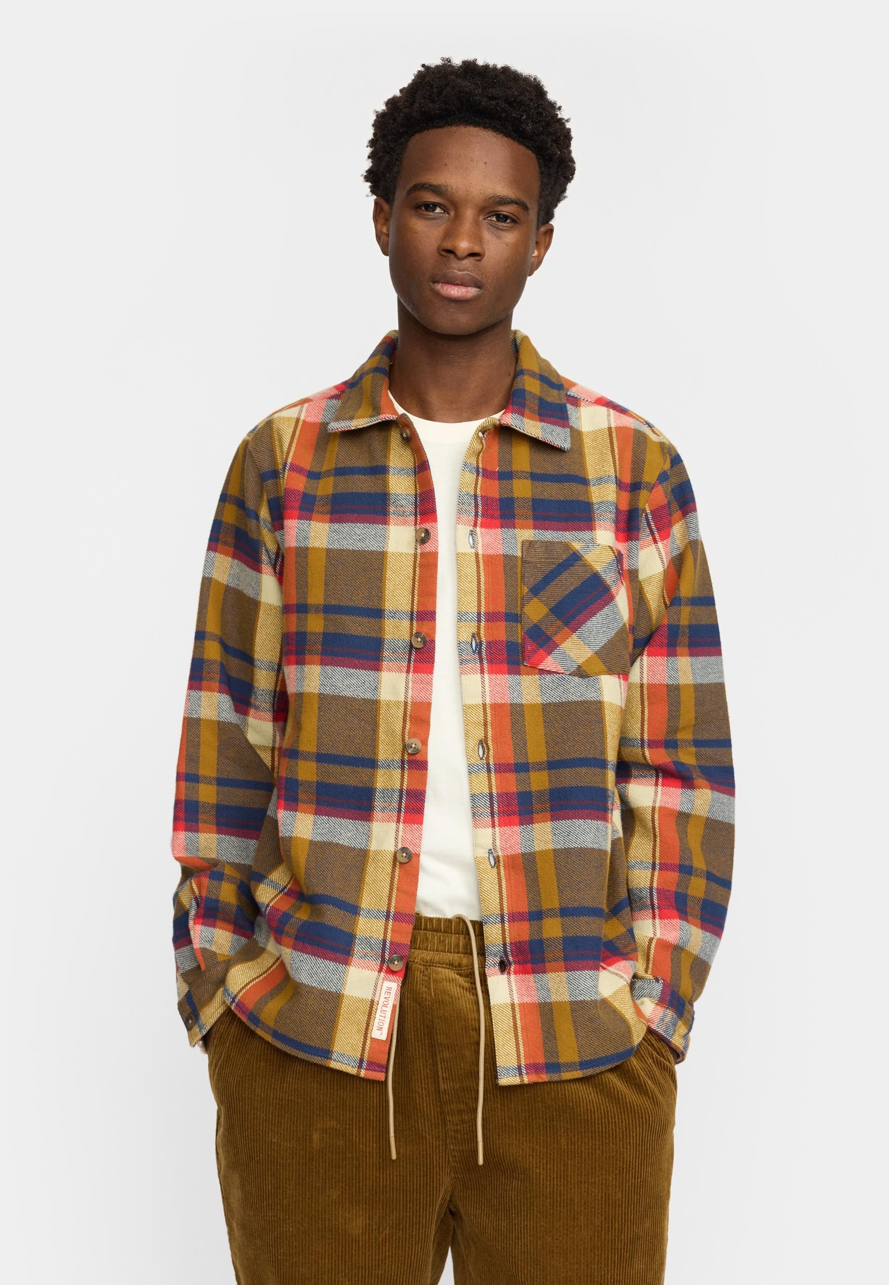 Revolution Casual Shirt / 3196 - Dustbrown