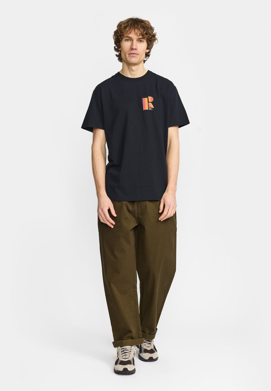 Revolution Casual Trousers 5871 armygrønne bukser i økologisk bomuld