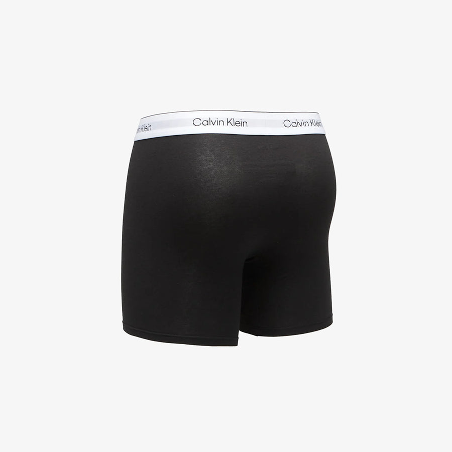 Calvin Klein Icon Cotton Stretch boxer briefs 5-pak i sort set forfra – produktbillede