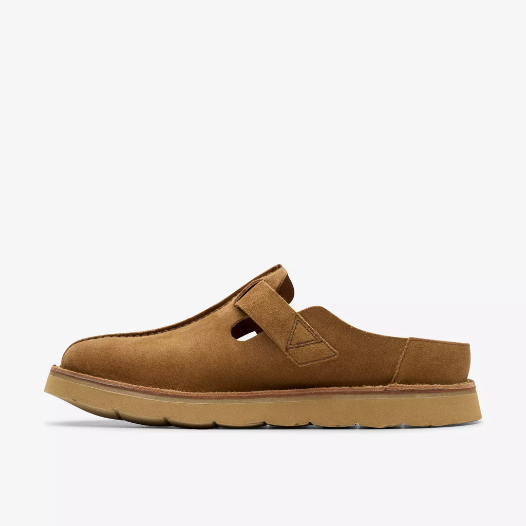 Clarks Solsbury Mule i farven Cola Suede - Hos MEN - Supermen.dk