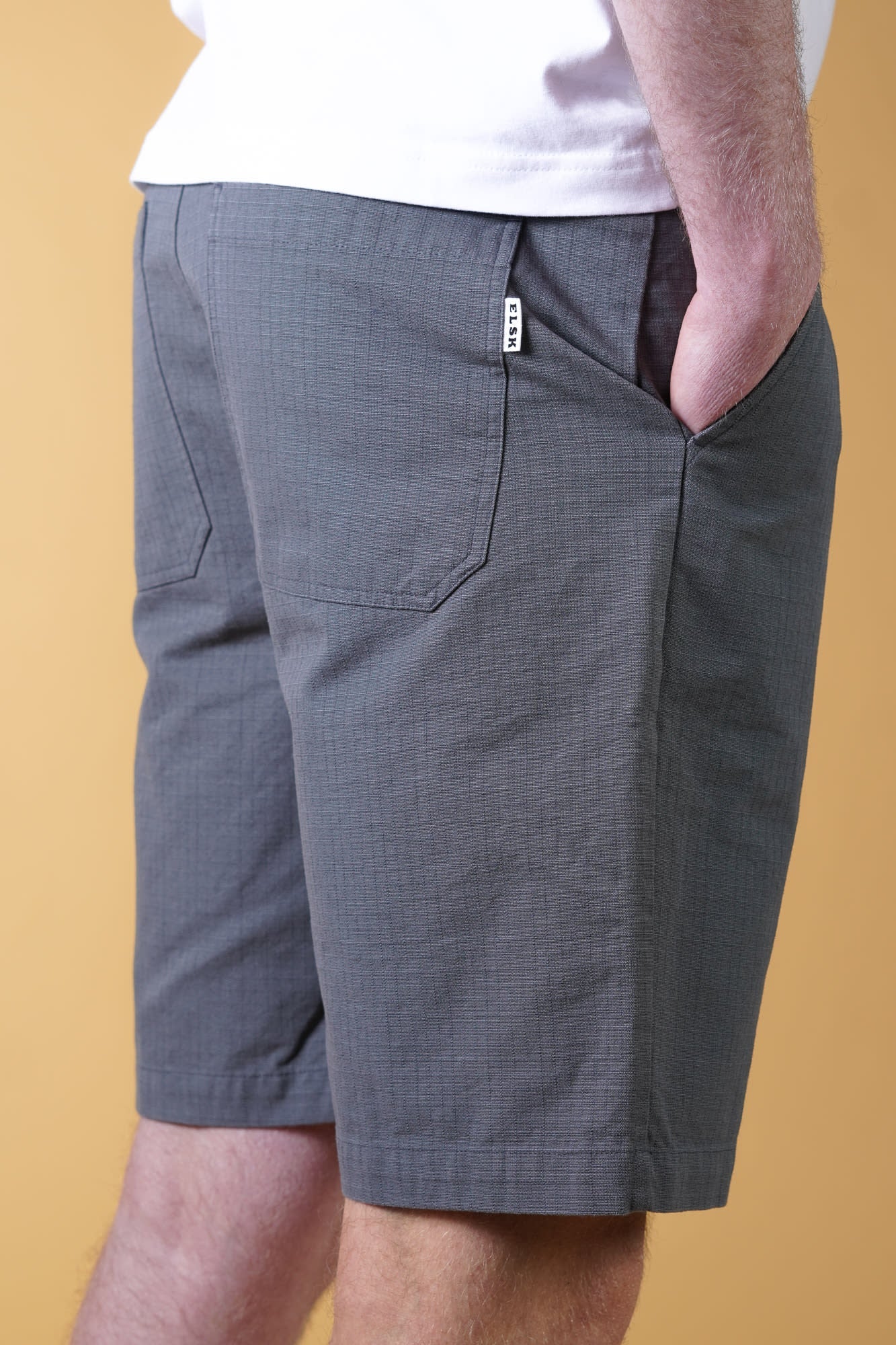 ELSK RIPSTOP MEN'S SHORTS - CASTOR GRAY