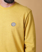 ELSK GLOBE MEN'S HEMP LS T-SHIRT - HONEY YELLOW - Supermen.dk
