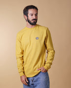 ELSK GLOBE MEN'S HEMP LS T-SHIRT - HONEY YELLOW - Supermen.dk