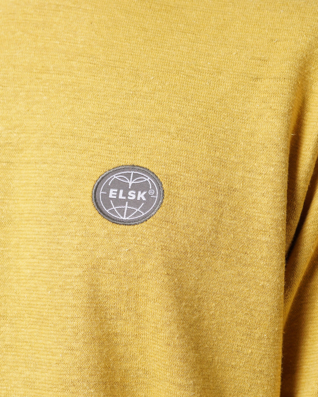 ELSK GLOBE MEN'S HEMP LS T-SHIRT - HONEY YELLOW - Supermen.dk