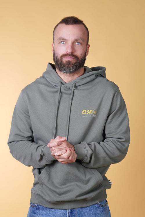 ELSK GOODS CH MEN'S HOODIE - CASTOR GRAY - Supermen.dk