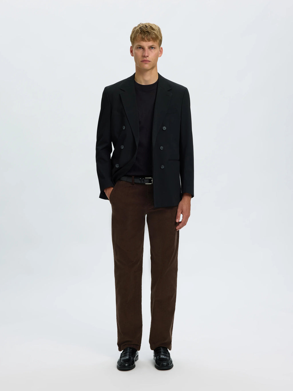 Selected 196-STRAIGHT MILES CORD PANT - Delicioso