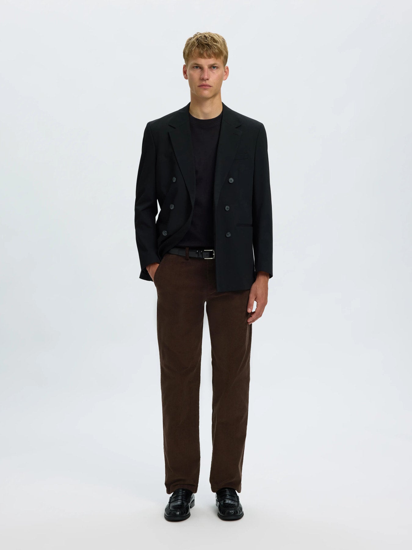 Selected 196-STRAIGHT MILES CORD PANT - Delicioso