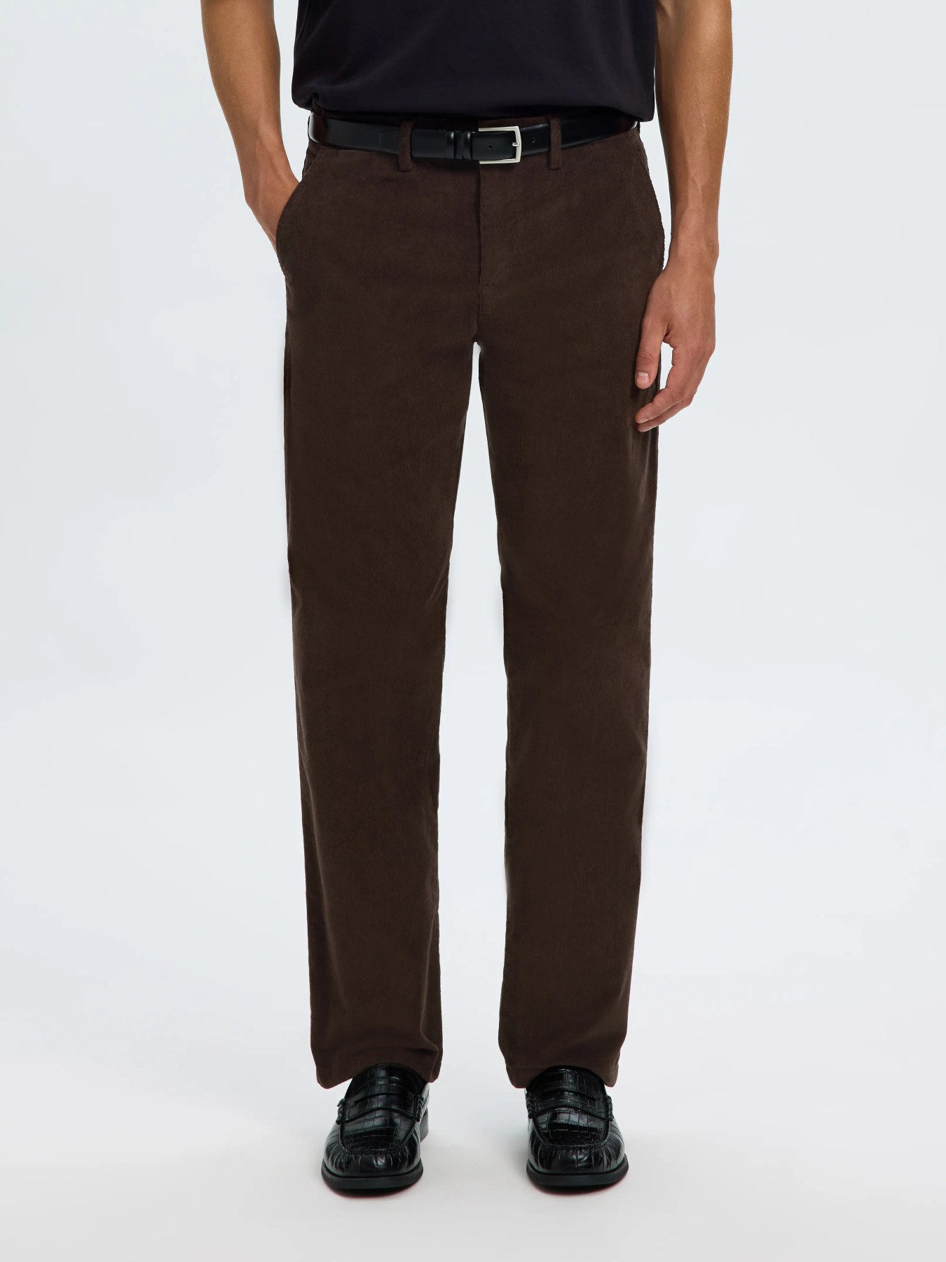 Selected 196-STRAIGHT MILES CORD PANT - Delicioso