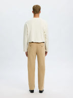 Selected 196-STRAIGHT MILES CORD PANT - Cornstalk