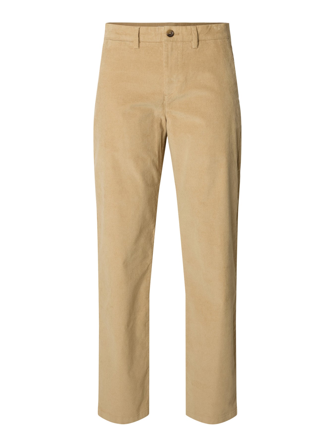 Selected 196-STRAIGHT MILES CORD PANT - Cornstalk