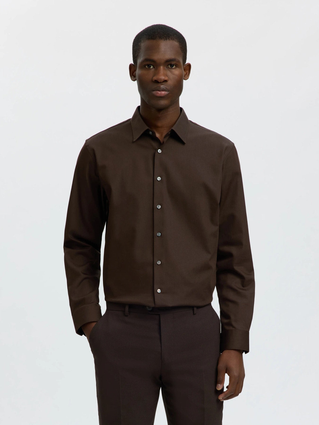 Selected Performance Stretch Slim Fit Skjorte - Delicioso