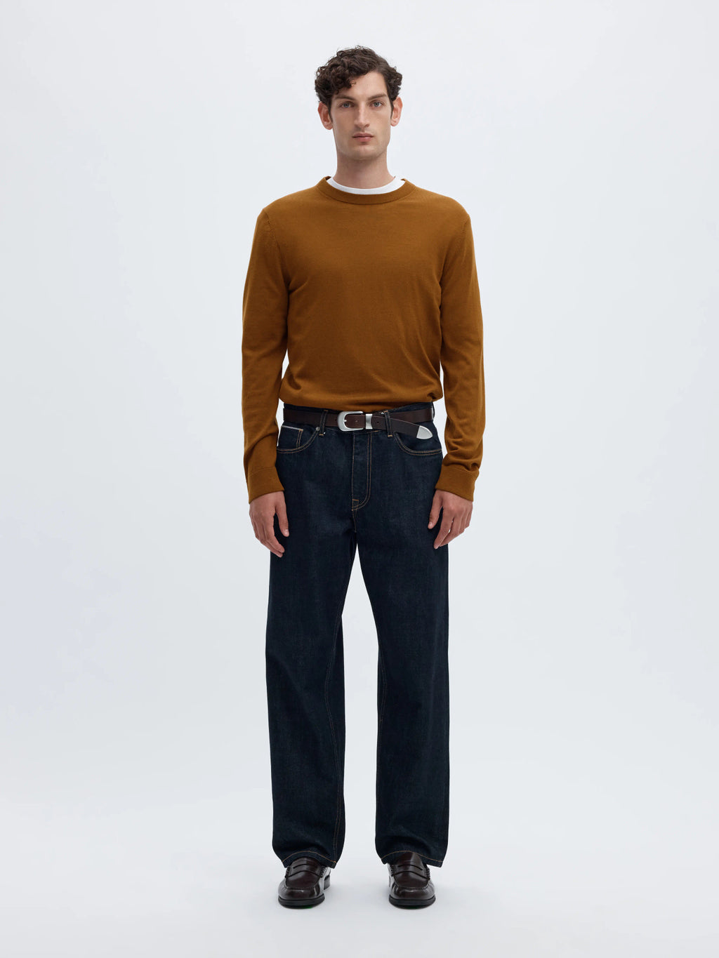 Selected Knit Merino Strik - Monks Robe