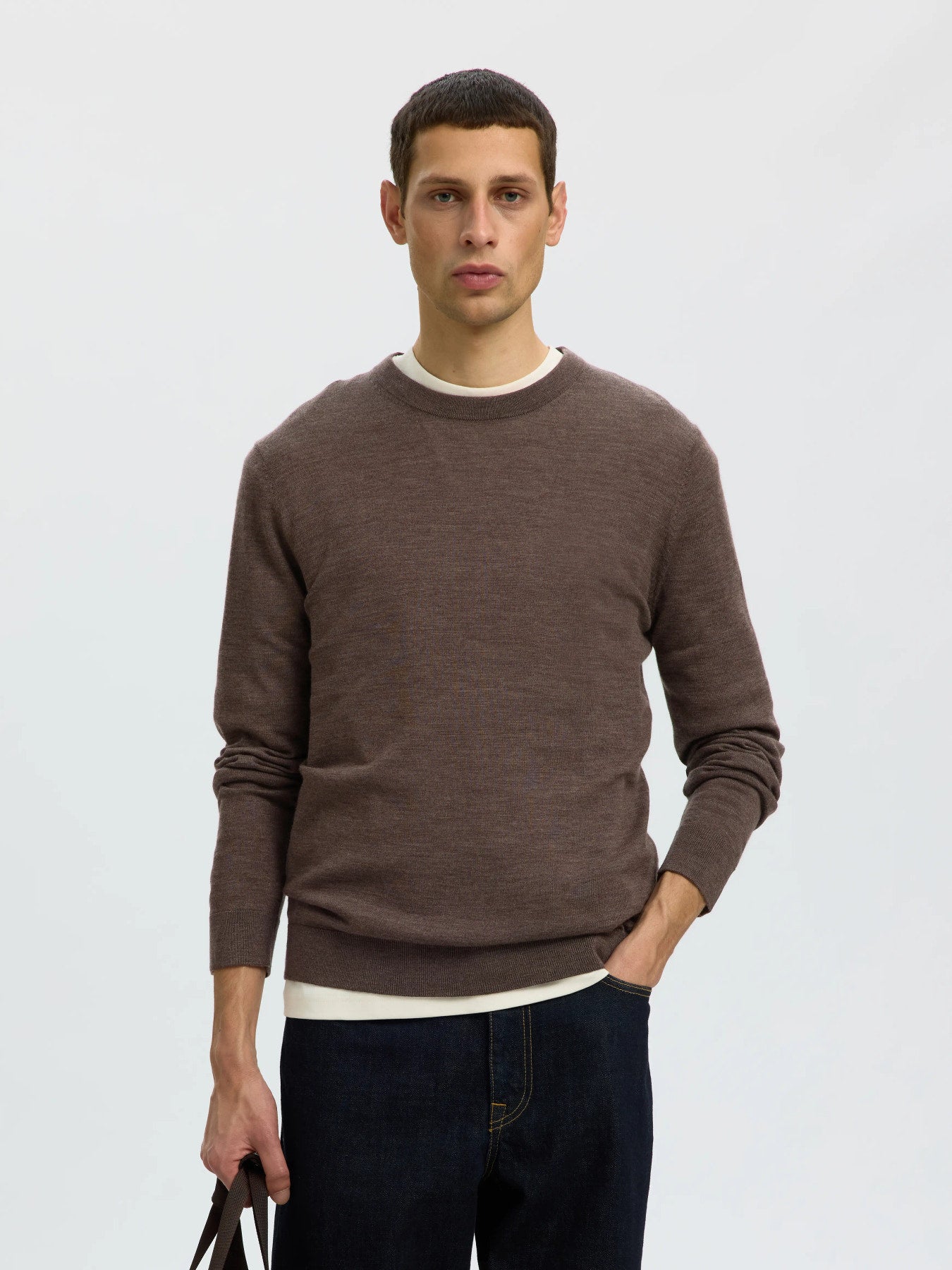 Selected Knit Merino Strik - Delicioso