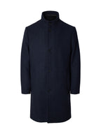 Selected RAINAR WOOL BLEND COAT - Sky Captain Melange