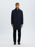 Selected RAINAR WOOL BLEND COAT - Sky Captain Melange