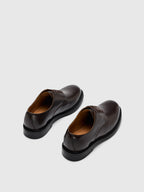 Selected BOBBY LEATHER DERBY SHOE - Demitasse