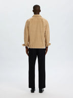 Selected OTTO-KRIS CORD OVERSHIRT - Cornstalk